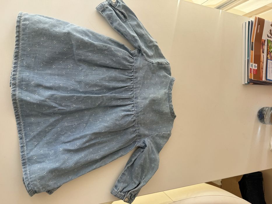 Бебешка дънкова рокличка