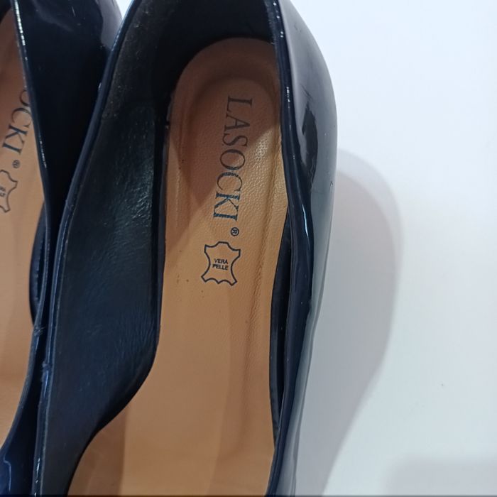 Pantofi piele naturală lăcuită