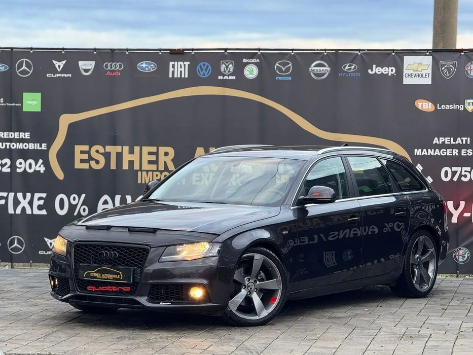 Audi A4 S-line Motor 2.0 TDI An 2009 Livrare la Domiciliu clientului / Rate