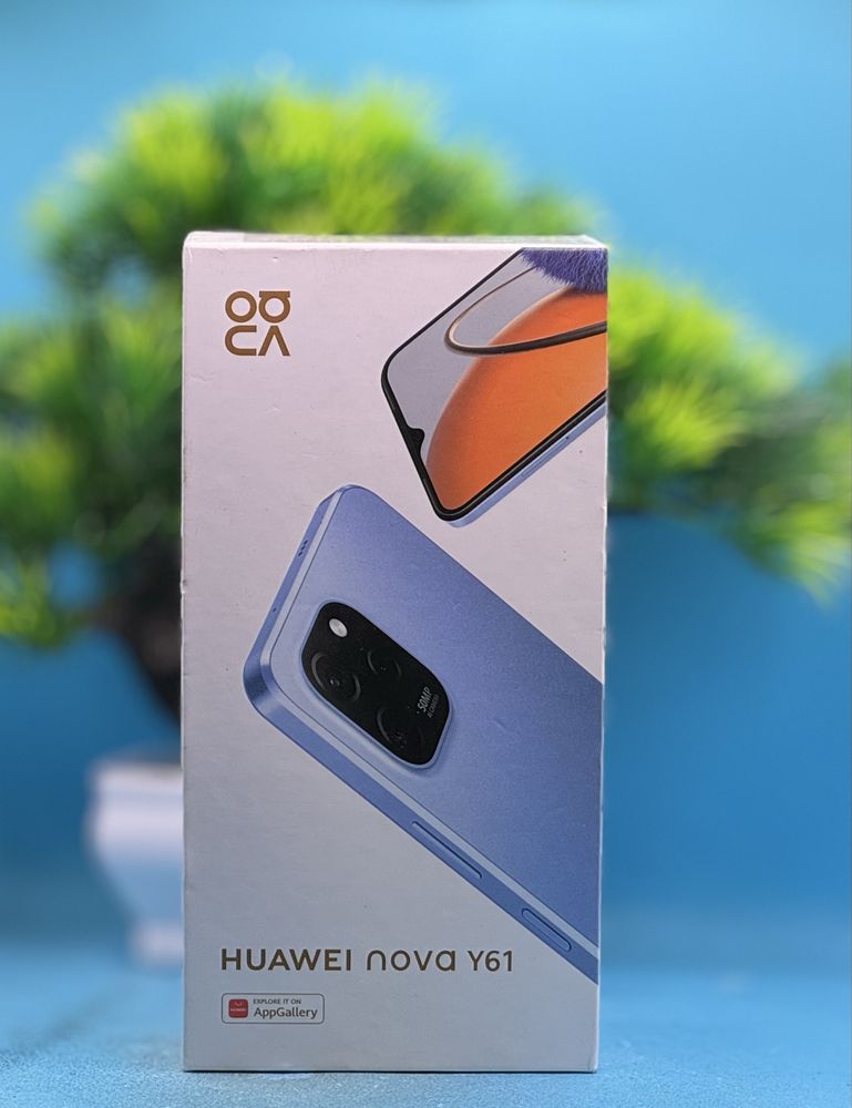 НОВ!!! Huawei Nova Y61, 64GB, 4GB RAM, 4G, Midnight Black