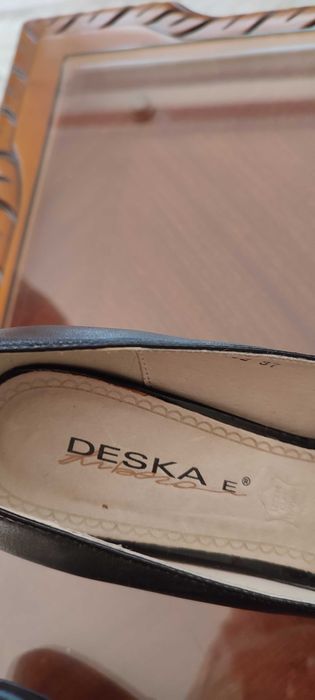 Pantofi eleganți din piele neagră,cu toc fin,comozi, mărimea 38