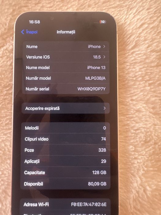 Iphone 13 de vanzare utilizat