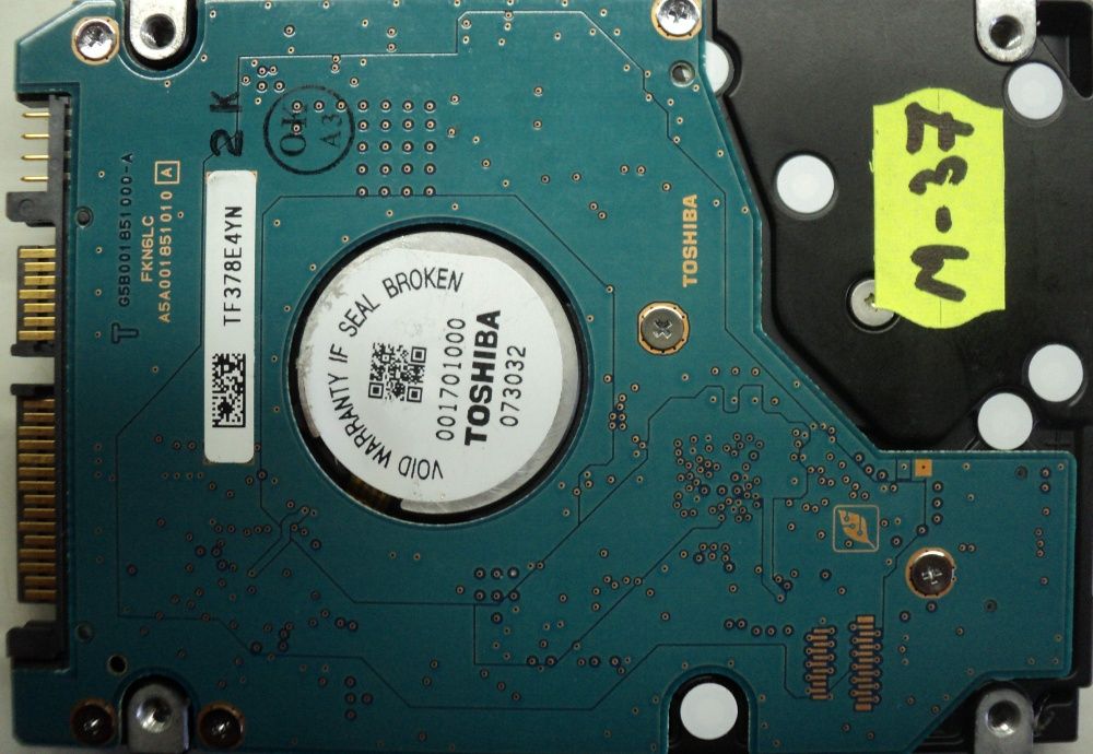 Hard Disk-HDD Sata 2,5" HDD-120 Gb Toshiba MK1237GSX Refurbished