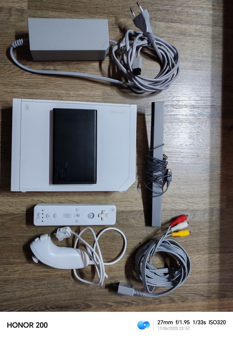 Nintendo Wii cu 198 jocuri pe hdd