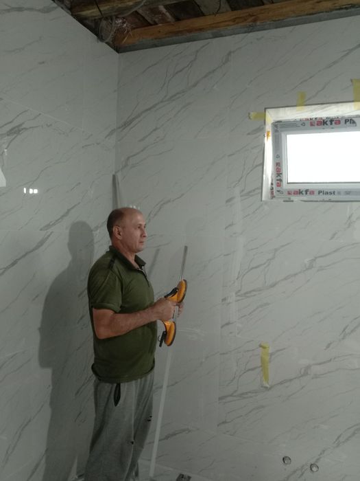 Укладка кафеля,кафель териш