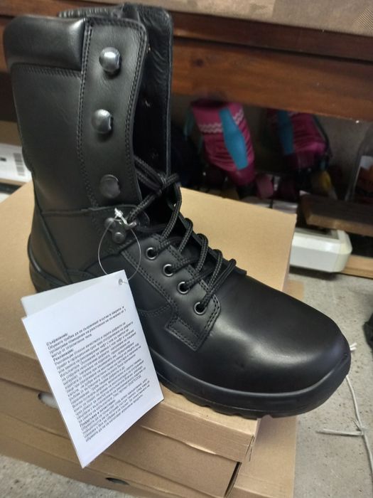 Полицейски кубинки, естествена кожа