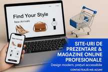 Creez site-uri de prezentare și magazine online profesionale