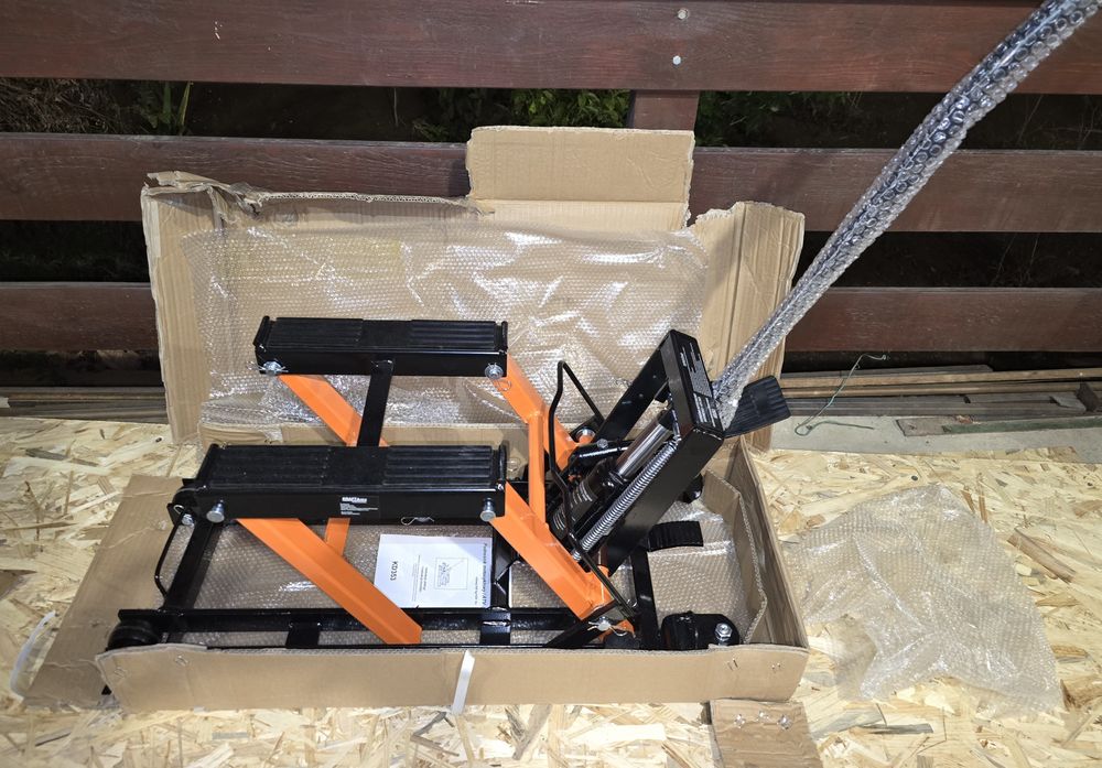 Cric hidraulic elevator lift motocicleta atv scuter NOU !!!