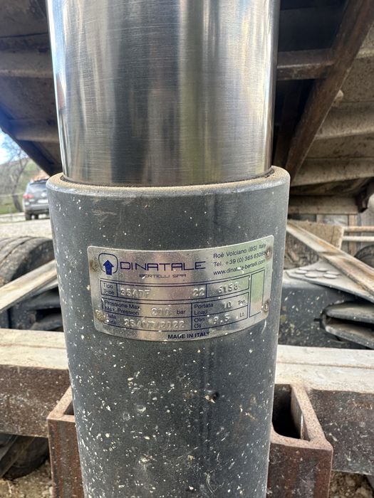 Remorca solida din sasiu camion 10 tone