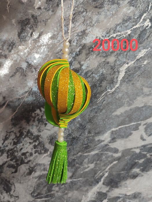 Игрушки на ёлку ручной работы