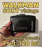 Walkman Sony vintage – pentru casete audio, funcțional / colecție