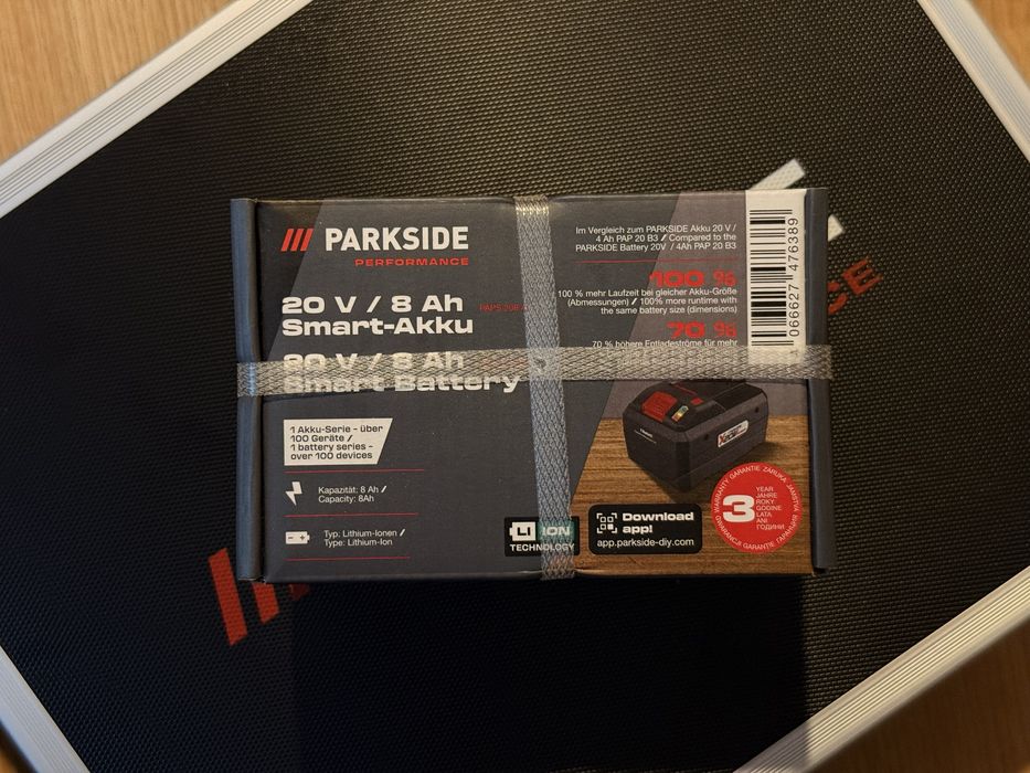 Baterie Parkside 20V 8Ah Smart