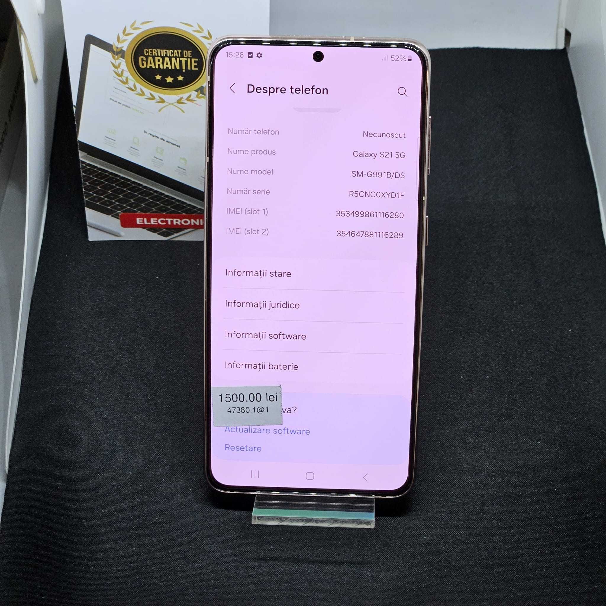 Samsung S21 5G Pink (Ag1 Alexandru B47380)