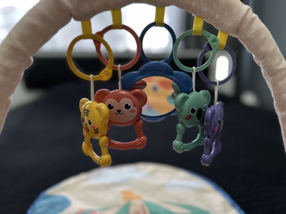 Активна гимнастика с пиано Carousel Синя