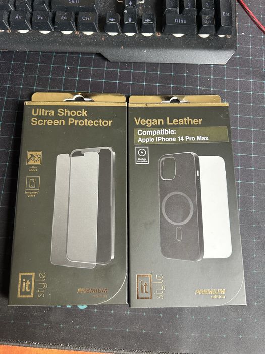 vand folie de sticla + husa iph 14 pro max