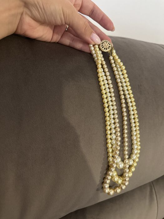 Coliere din perle vintage