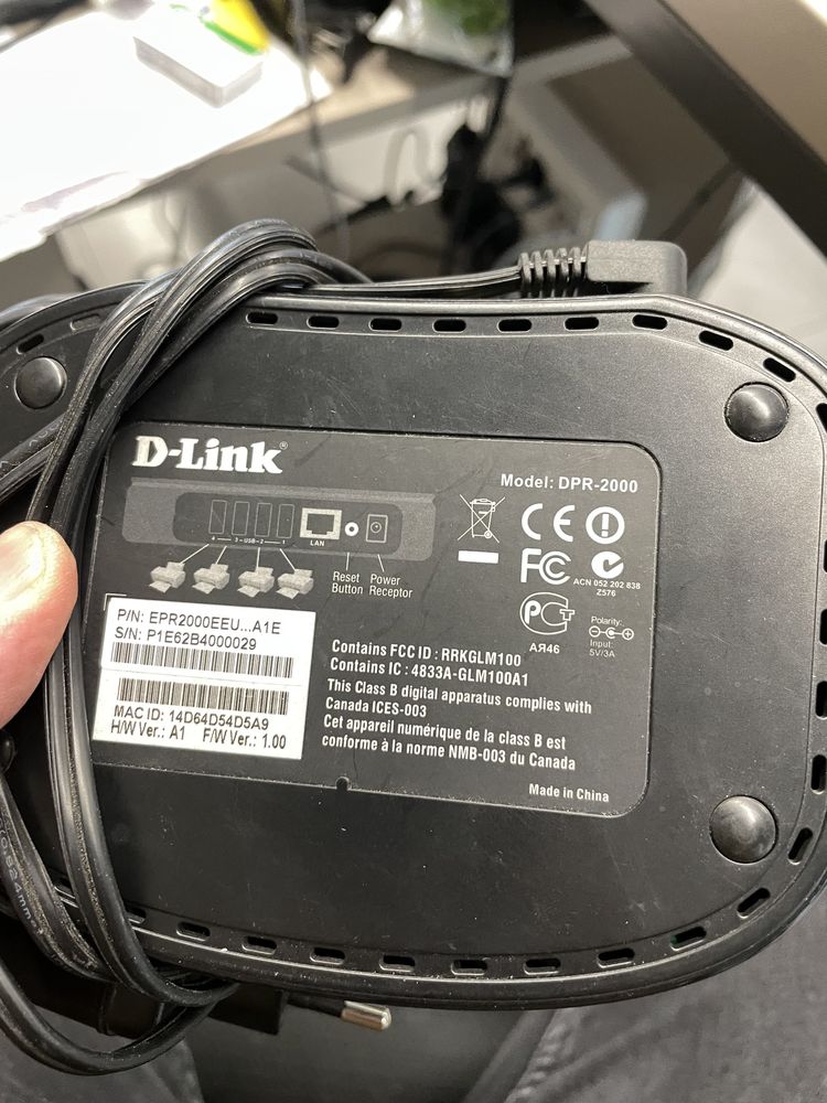 Принт сървър 4-port USB Print Server D-Link DPR-2000