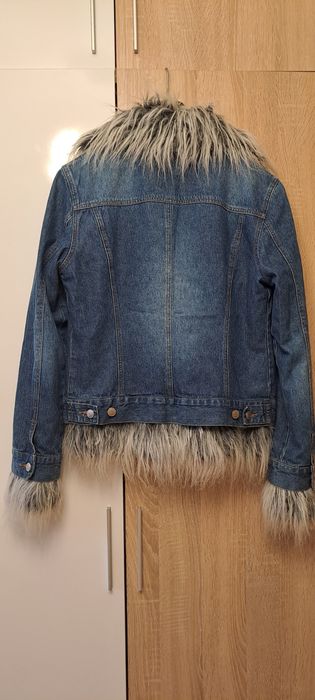 Дънково яке ONLY размер L с пух