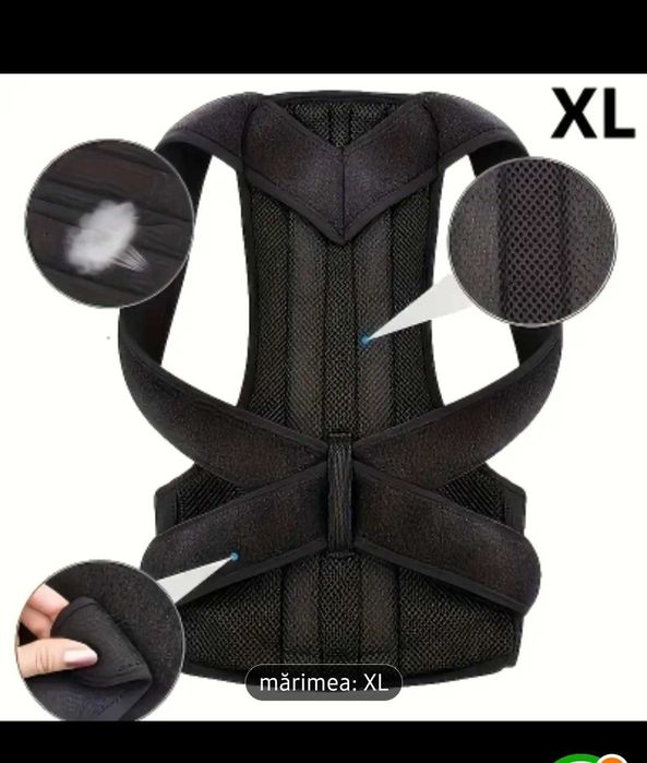 Corector de postură pentru adulți, centura de sustinere a coloanei