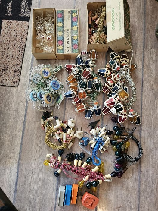 Гирлянды электрические СССР