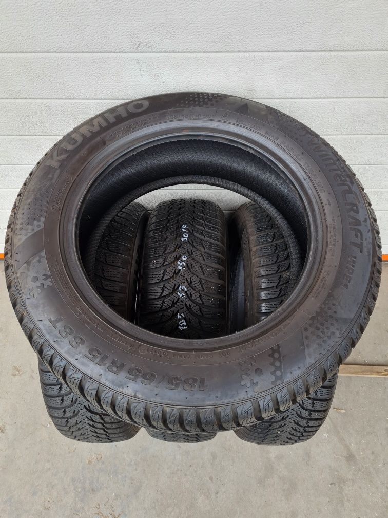 Зимни гуми 4 броя KUMHO WinterCraft Wp51 185 65 R15 дот 3017