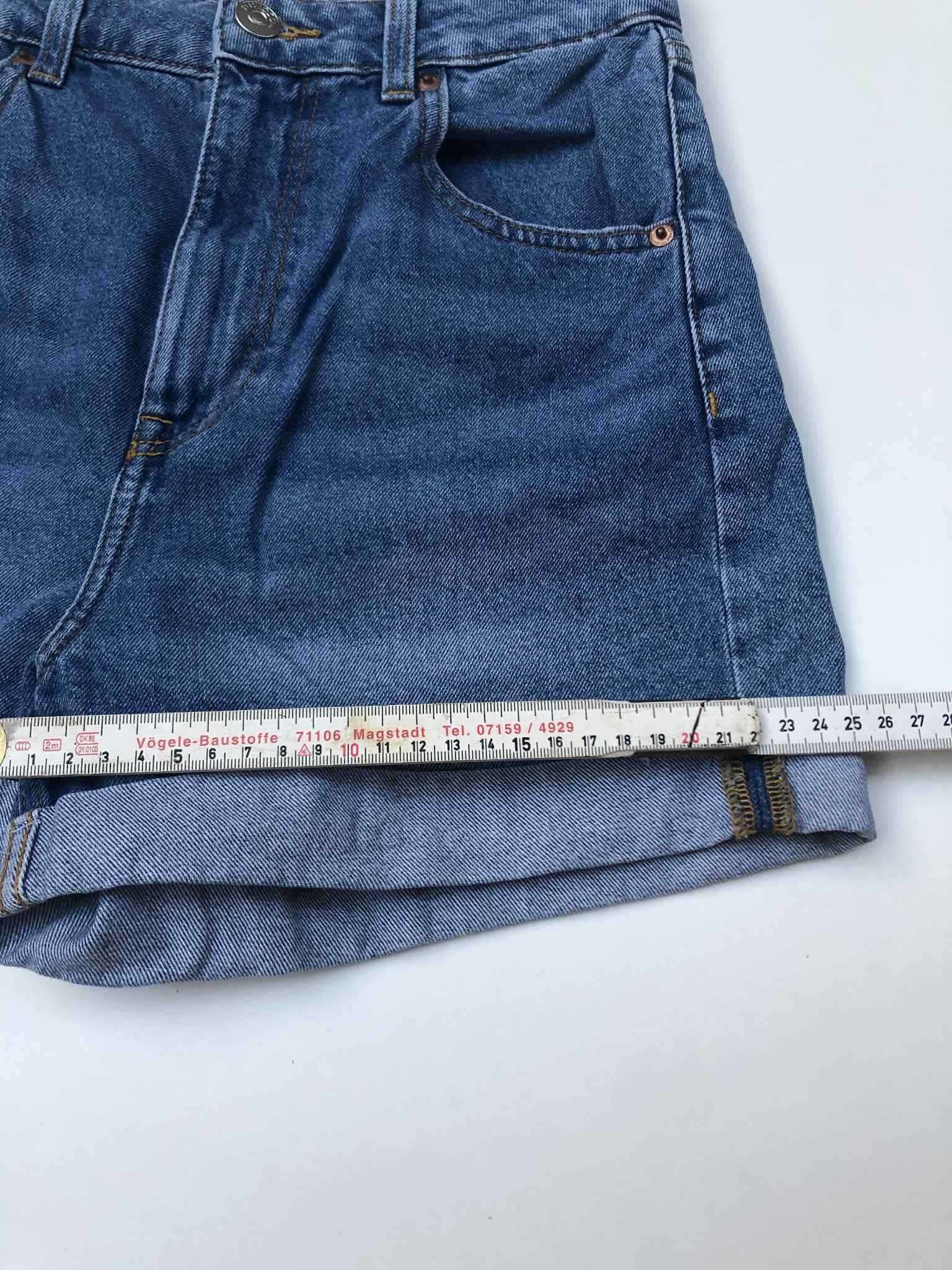 Pantaloni scurți din denim, albastru, mărimea S