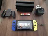 Nitendo Switch  ,5 jocuri