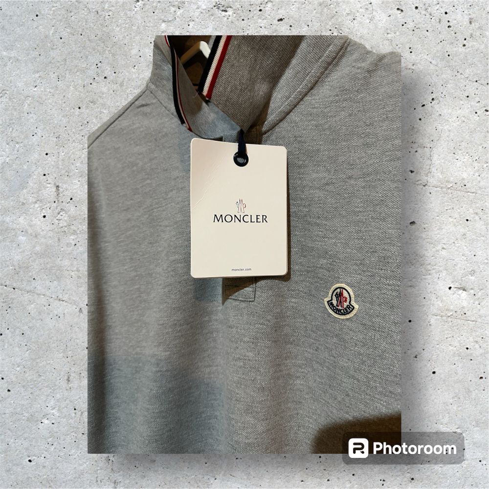Tricou Polo Moncler SS24 (nu Balmain,Gucci,Louis Vuitton)