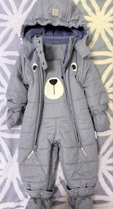 Детский комбинезон зима новый  на 6-9 мес