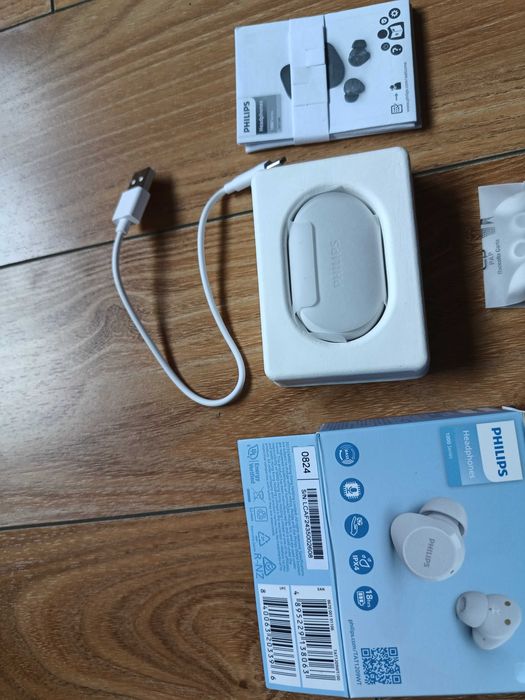 Casti Noi PHILIPS TAT1209WT/00, True wireless,Bluetooth,In-ear