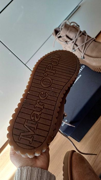 Ghete, cizme piele intoarsa Marc O'Polo