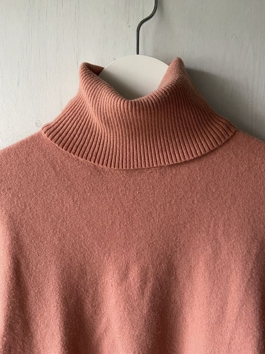 Maletă piersică cu lână și cașmir, M-XL