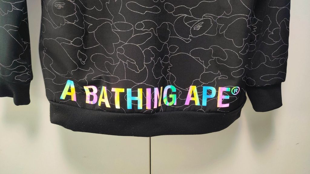 Adidas Bape Tech Hoodie Reflective Mărimea S