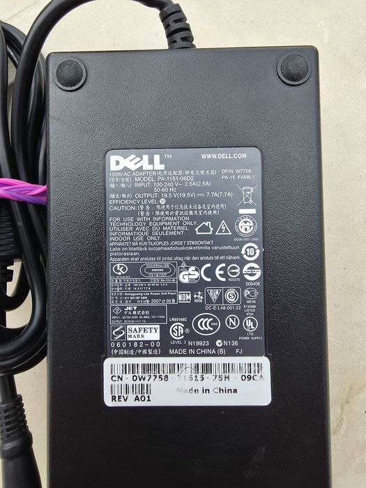 Alimentator Dell 19,5V 7,7A 150W mufa 7,4mm