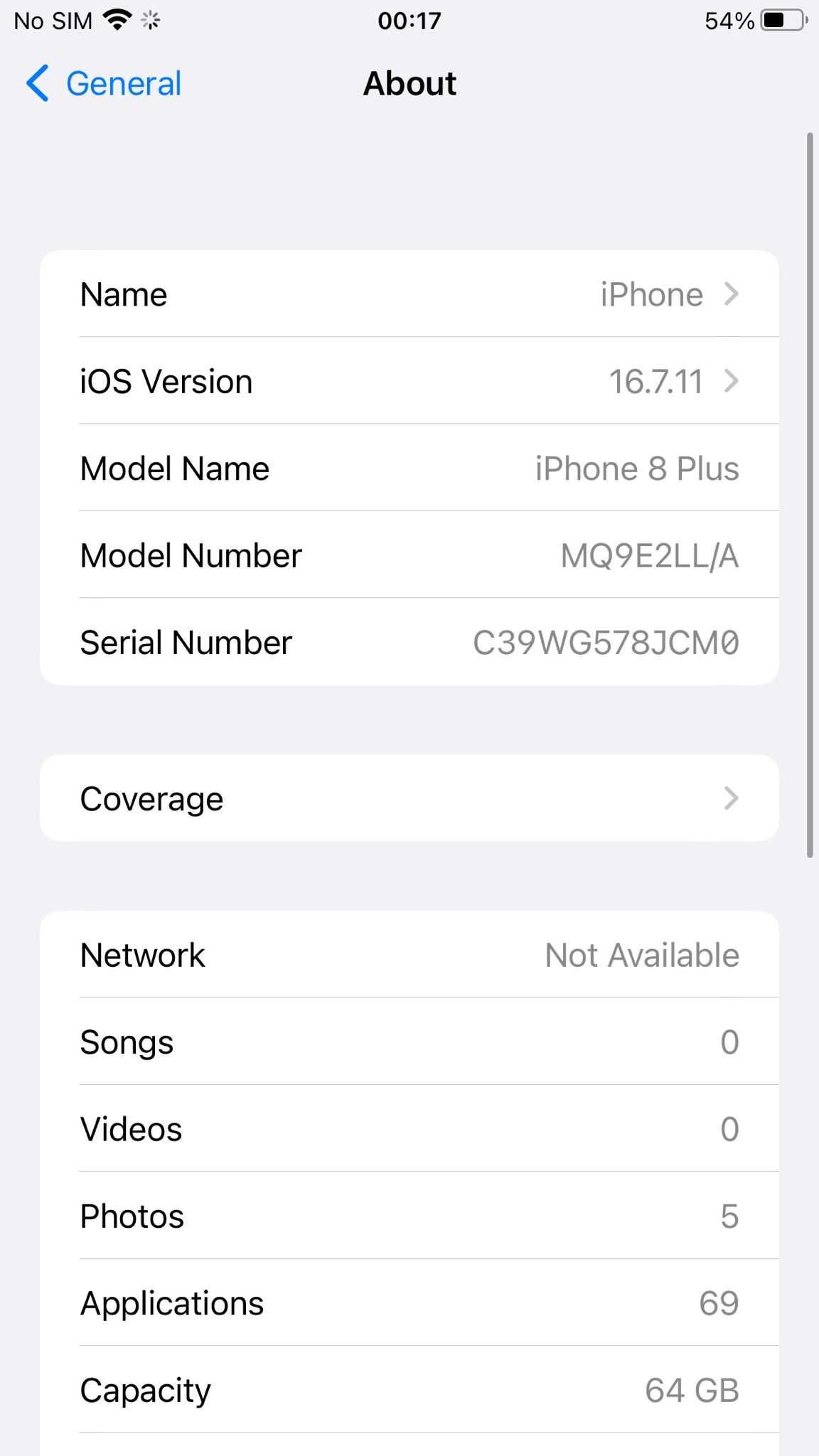 Iphone 8 Plus / Alb / 64 GB / In stare perfecta