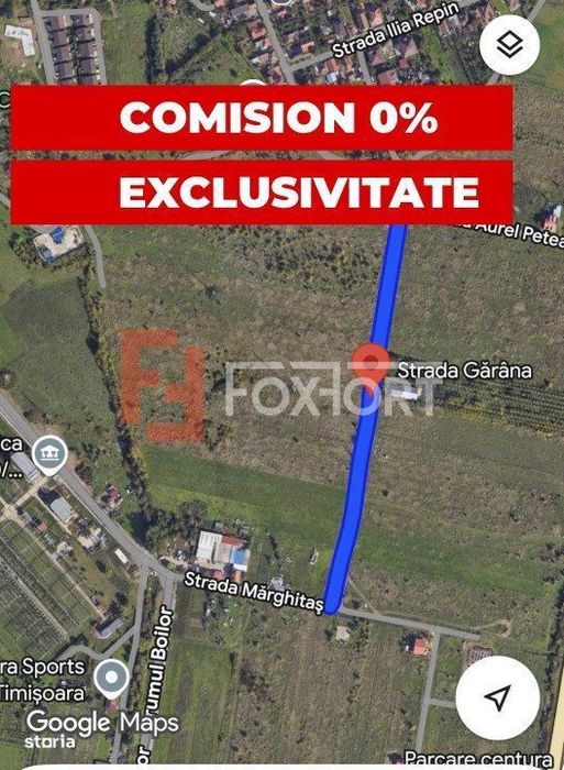 COMISION 0% Teren intravilan de 9250 mp - Toate utilitatile, zona Plop