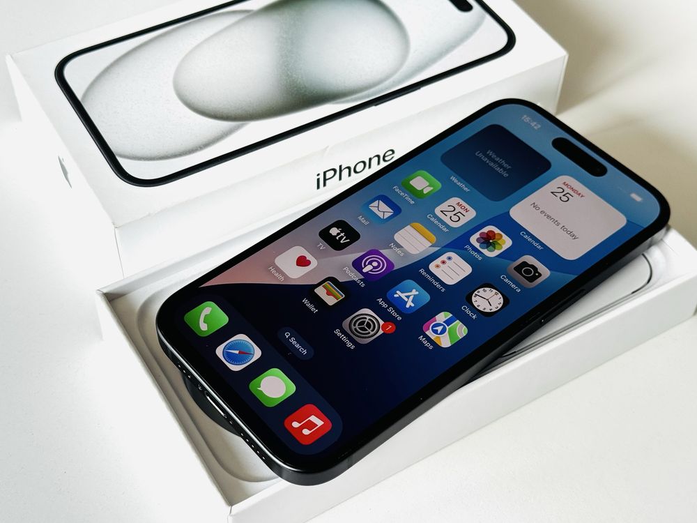 Iphone 15 128GB Black 99% Батерия! Гаранция 6 месеца