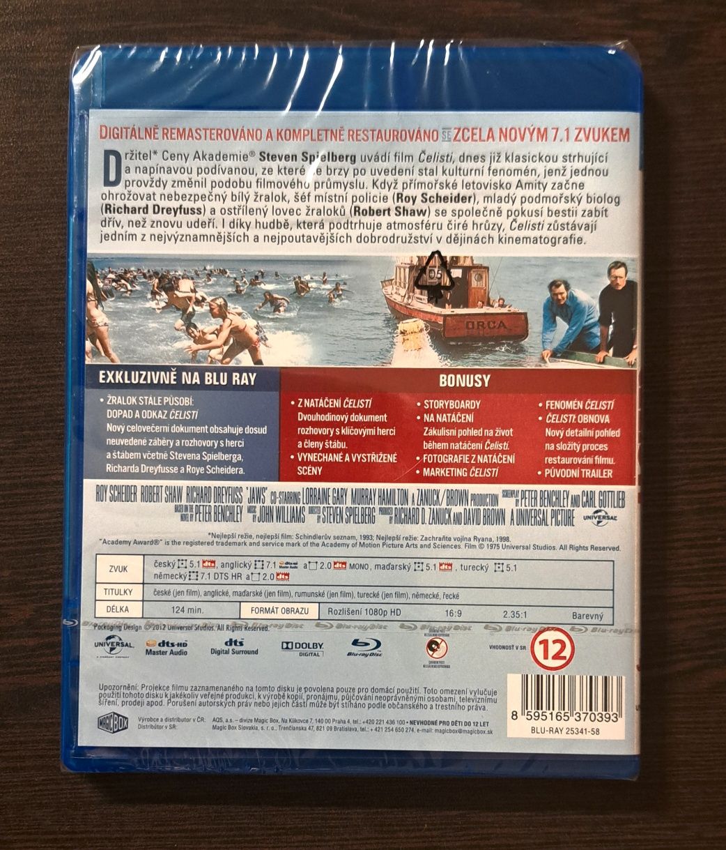 Fălci / Jaws [1975] (Blu-ray Original, Sigilat, Română)