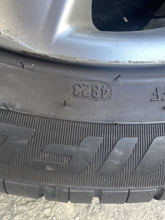 Jante originale Audi,cu cauciuri de vara 225/50/17