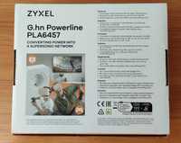 Powerline адаптер ZyXEL PLA6457, G.hn 2400 Mbps, до 500м, 1GB Ethernet