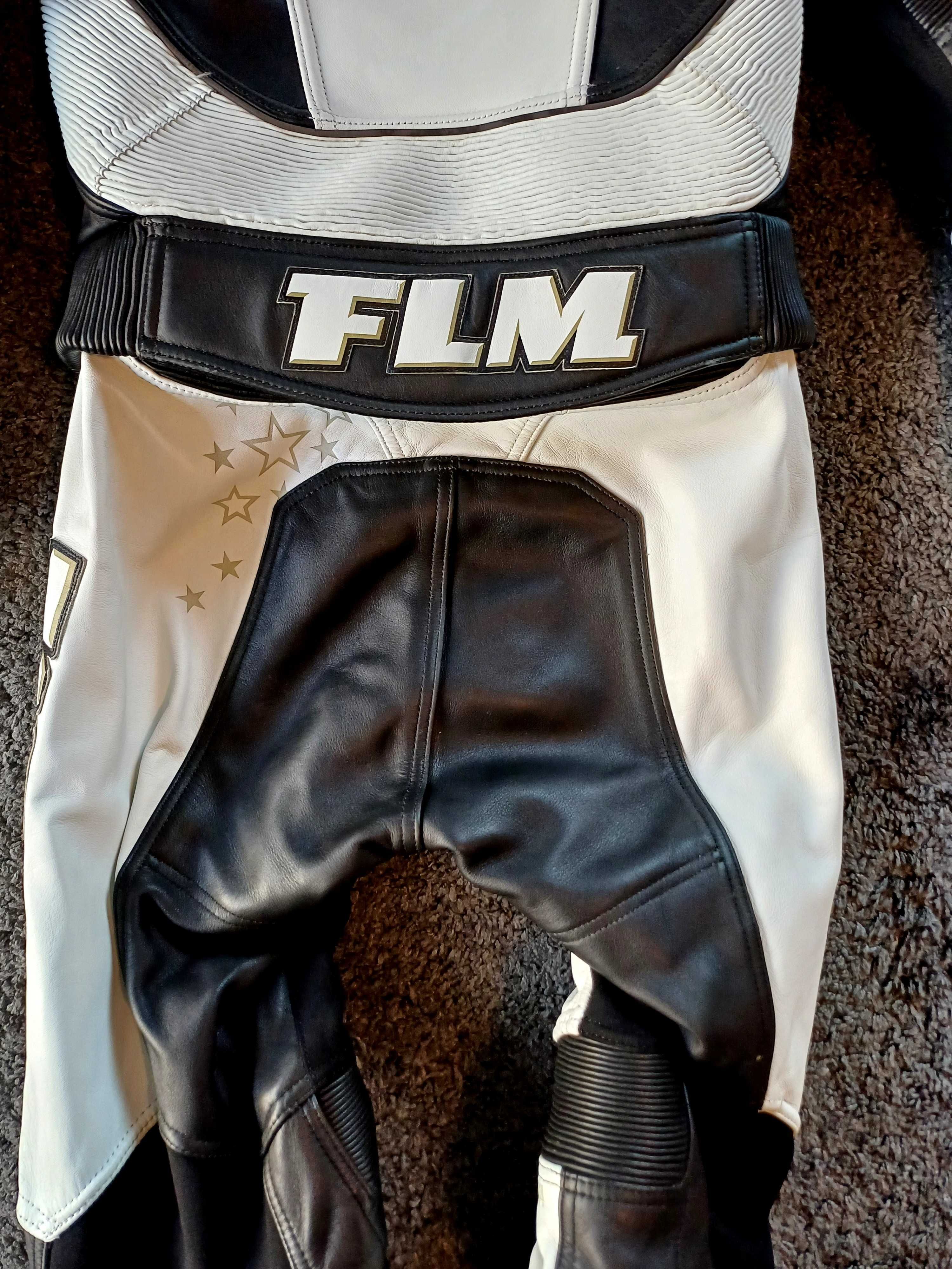 38 M FLM Combinezon Costum moto piele - textil din două piese de Damă