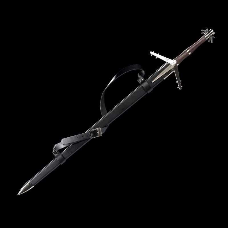 Масивен меч The Witcher Silver Sword Средновековен СТОМАНА White Wolf