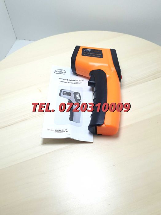 Termometru Industrial Profesional 50 380c Uni Galbennegru