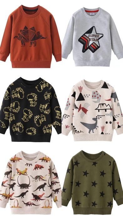 Детский свитер (свитшот) для мальчика  на 2,3, 4 , 5 и 6 лет новый год