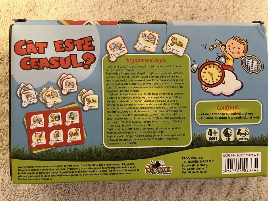 Joc “Cat este ceasul”