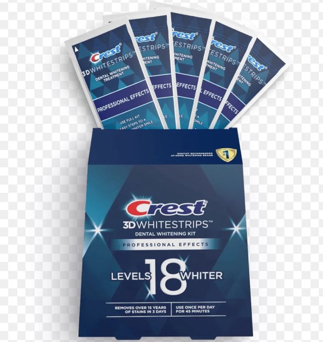 Set x 10 benzi pentru albirea dintilor Crest, level 18