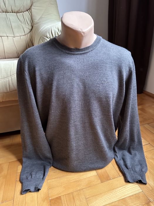 Pulover Sand Copenhagen Luxury Lână Merinos Extrafină Bărbați - L