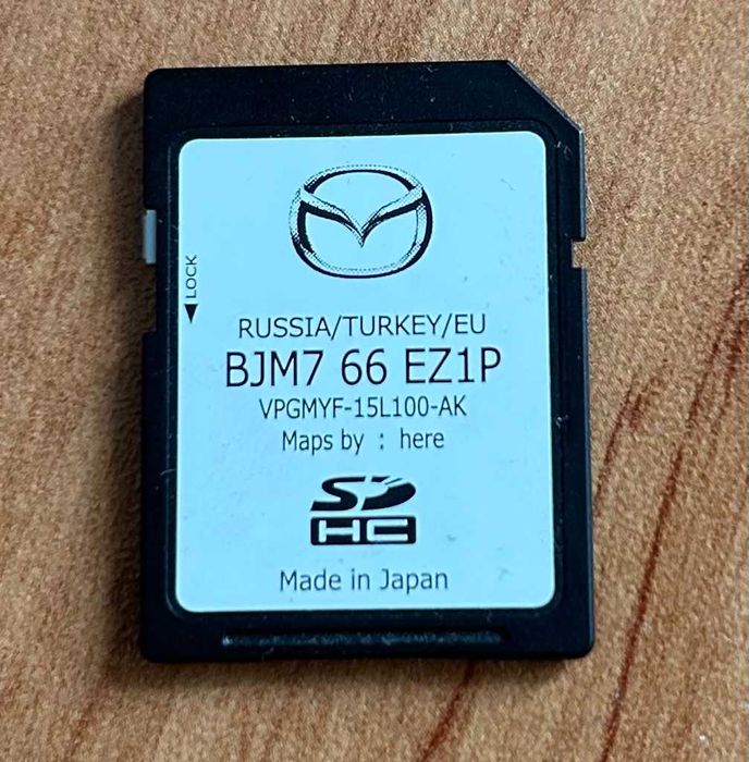 Оригинална SD карта за навигация за Мазда 6, модел 2020 година.