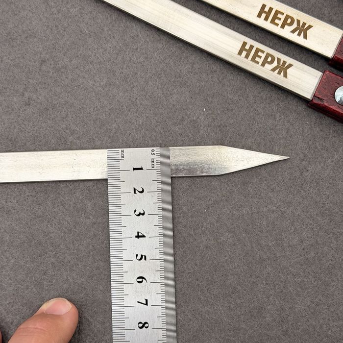 Шампур с деревянные ручки 40см dastalik sixlar