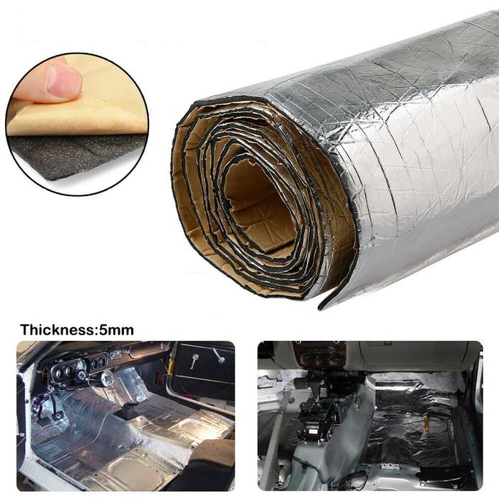 Folie adeziva aluminiu, Insonorizare Antifonare Auto. Noua!